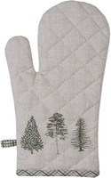 Clayre & Eef NPT44 Ofenhandschuh Beige 18X30 Cm