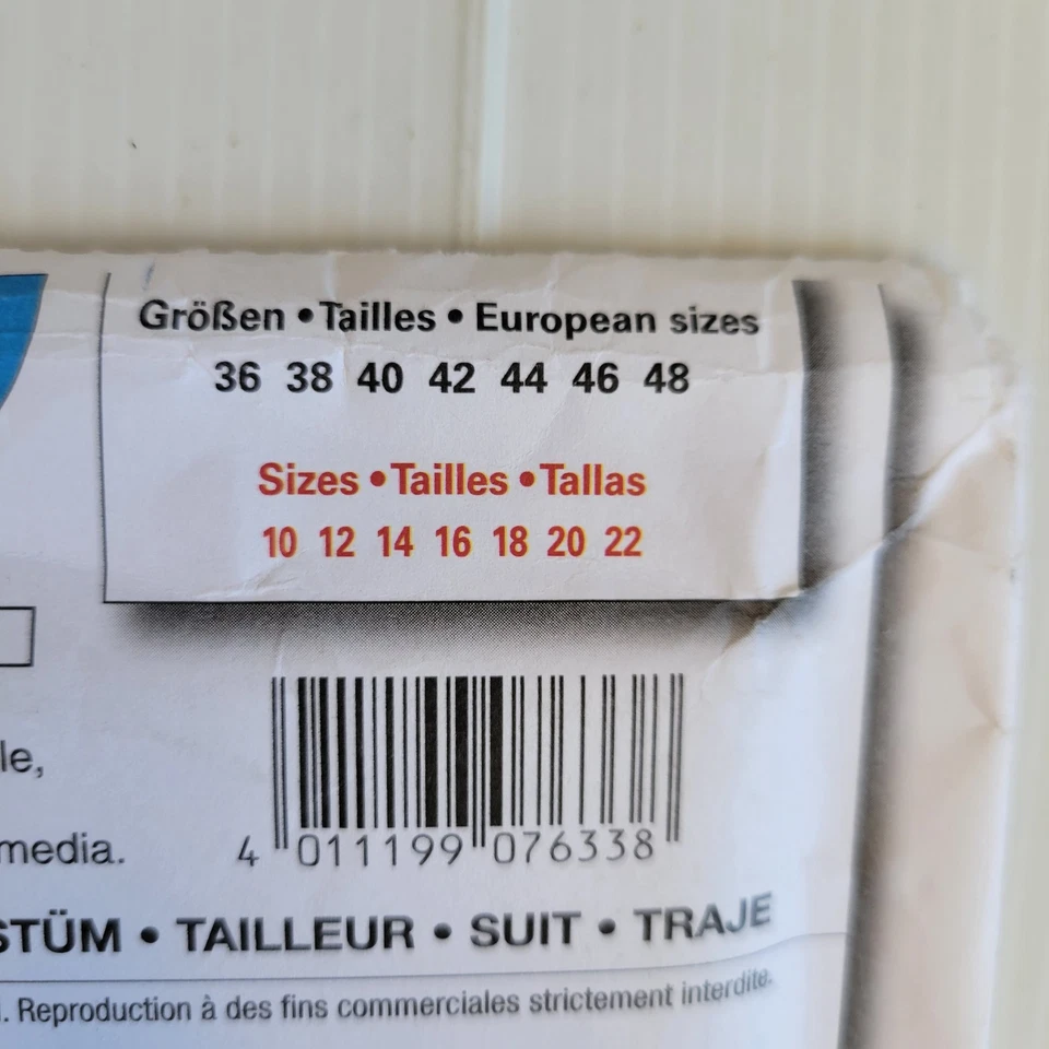 Burda Sewing Pattern 7633 Women Suit Pattern Size US 10 to 22 EUR 36 to 48 Uncut - image 3 of 4