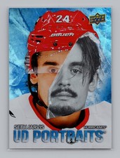 2025-26 Upper Deck Hockey #P-17 Seth Jarvis UD Portraits Carolina Hurricanes
