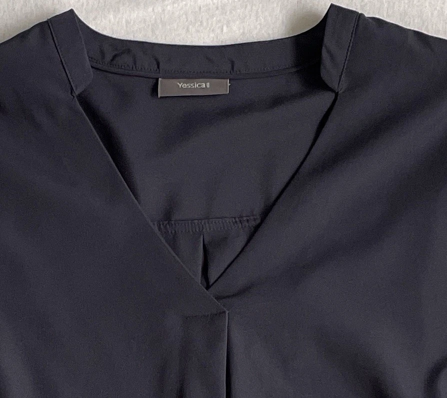 Damenbluse Gr. 48 Yessica C&A Dunkelblau - Bild 2 von 4