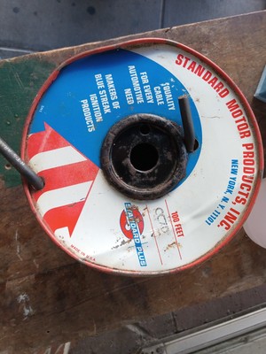 Standard Motor Products ADVERTISING VINTAGE SPARK PLUG Ignition WIRE Cable CC7D
