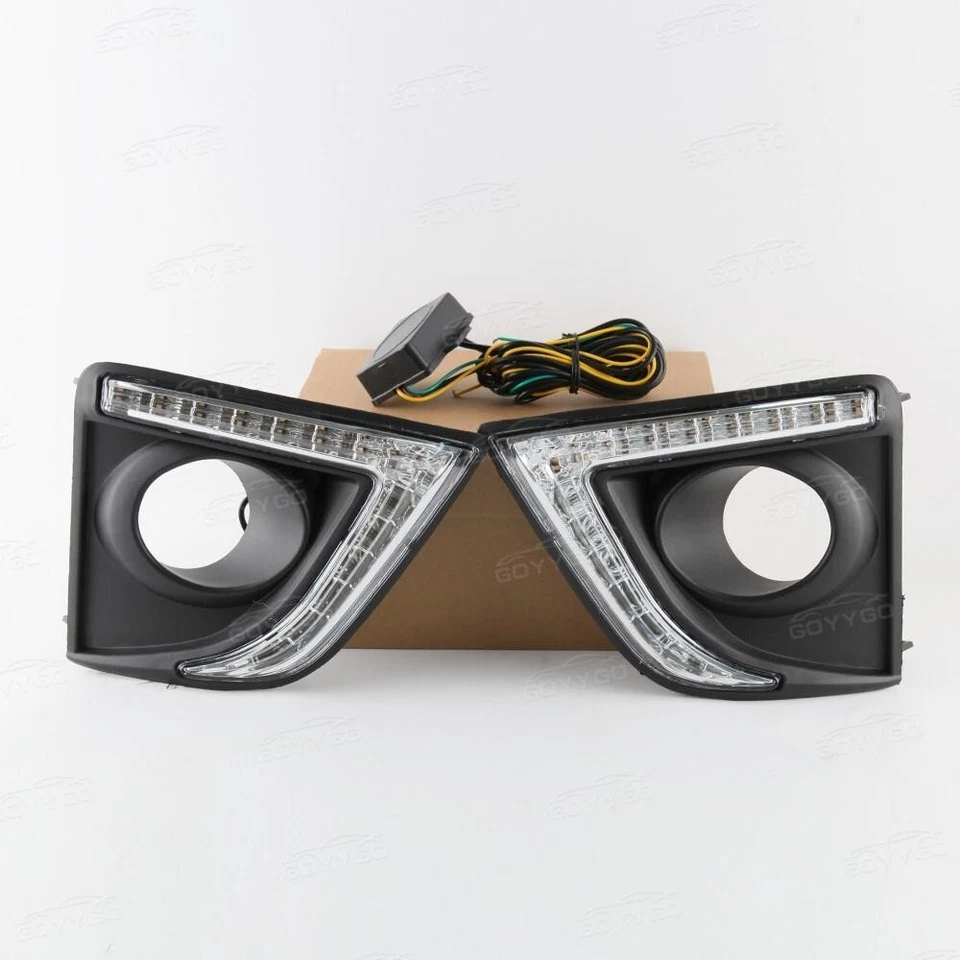 Für Toyota Corolla 2014 2015 DRL LED Tagfahrlicht Nebelscheinwerfer Blinker - Bild 4 von 4