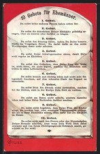 Diez ofertas para esposos, broma, postal