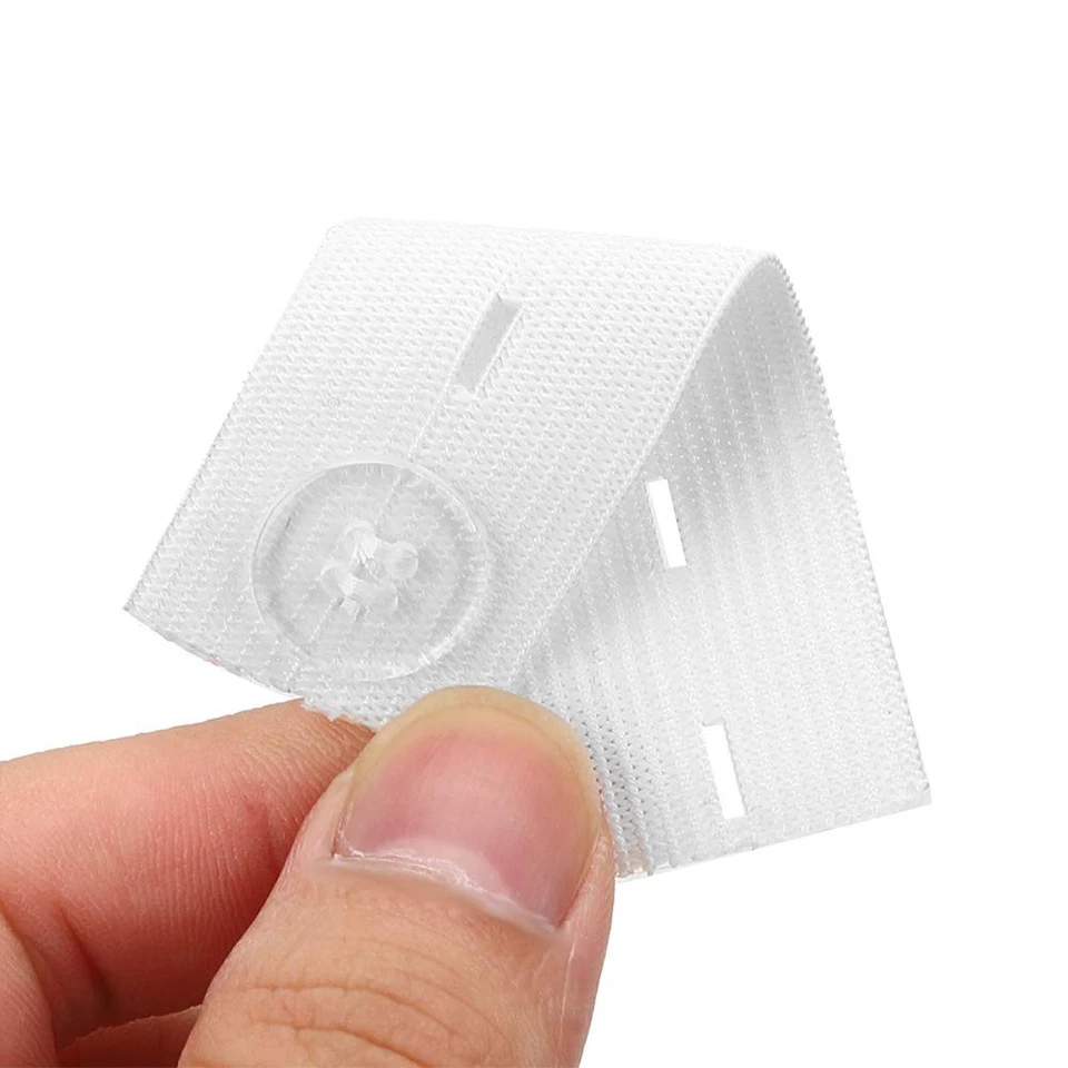 10x Extensores de Botones Elásticos para Jeans Cintura Expansor Pantalones Extensión de Cintura Foto 4 de 4