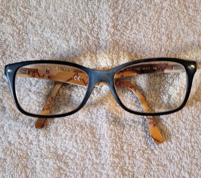 Unisex Brille rechteckig schwarz Vollrand Kunststoff Brillenfassung
