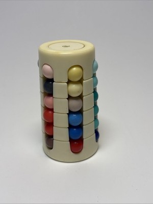 Ivory Tower Babylon Tower Twisting Bead Color Gradient Puzzle Vintage