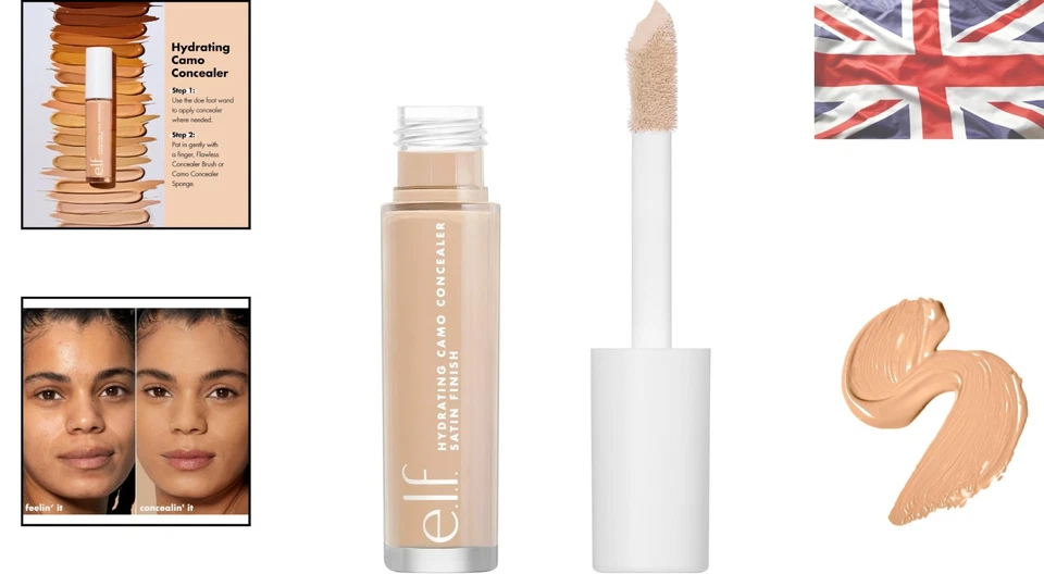Luxury Hydrating Camo Concealer - Satin Finish, Full Coverage, Medium Beige 6ml - Image 2 of 4