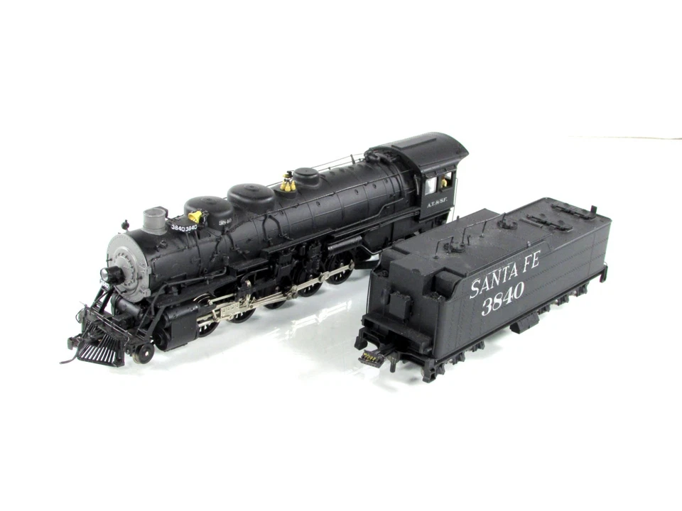 Locomotora escala HO ***SANTA FE*** 2-10-2 #3840 - Broadway 84, DCC Quantum Sound Foto 4 de 4