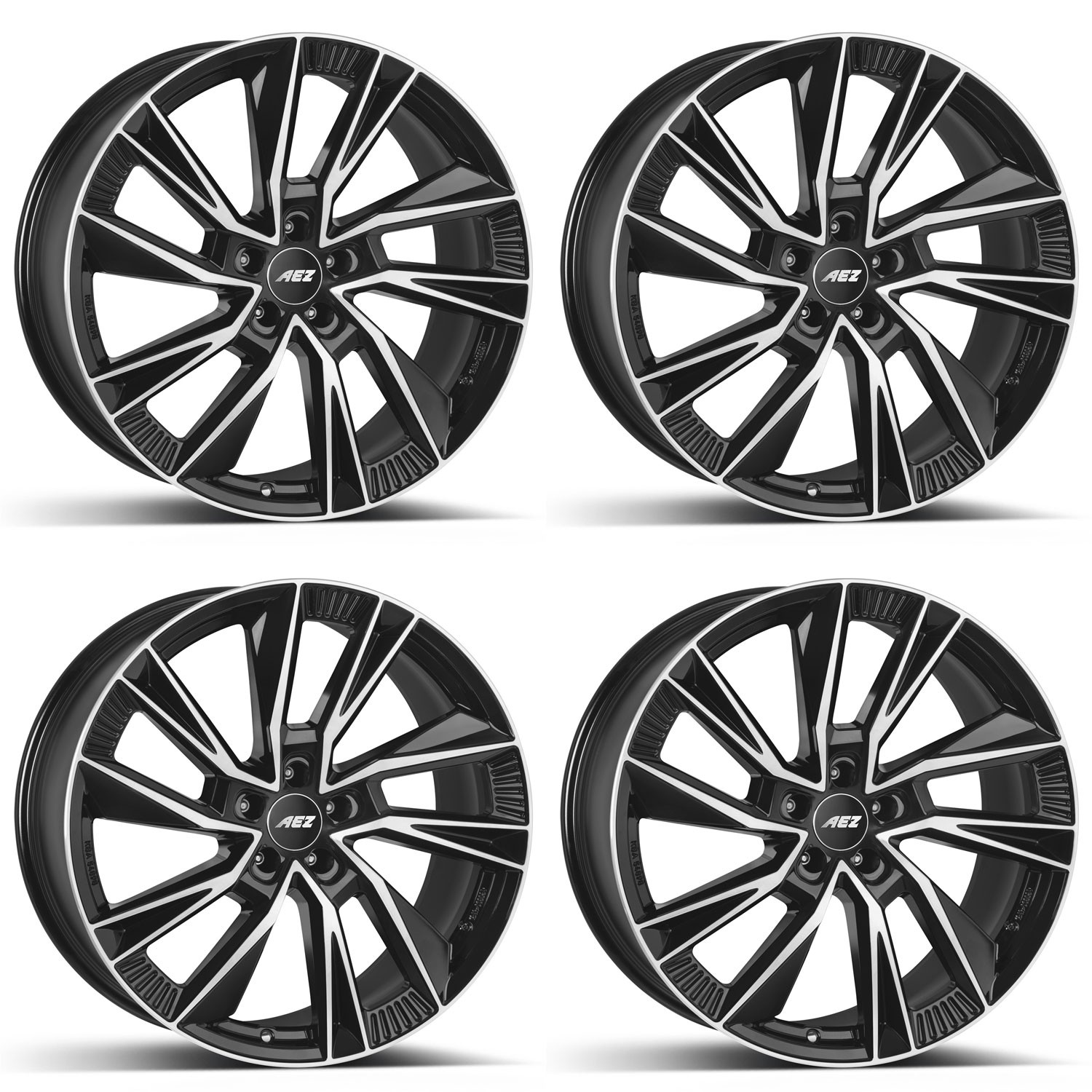 4 AEZ Havanna dark Wheels 8.5Jx19 5x112 for Infiniti Q30 Qx30