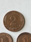 1978 Germany Coins-2 and 1 Pfennig-Circulated — photo 2