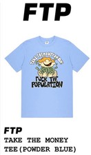 Image of FTP “Take The money And Run” T Shirt Blue XLarge