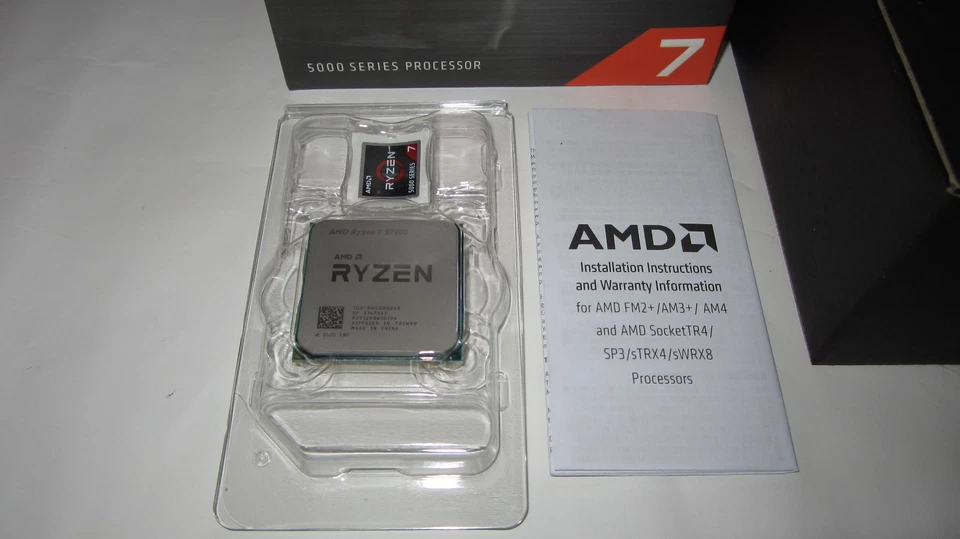 AMD Ryzen 7 5700G Processeur (Socket AM4) - Complet - Très bon état - En boîte - Photo 2/4