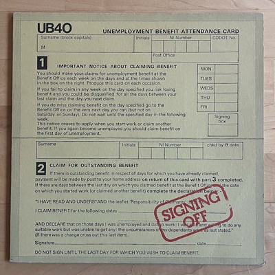 Vinyl LP + 12  Maxi-Single: UB40 - Signing Off