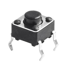 120 Pcs 6 x 6mm x 5mm Momentary Tactile Tact Push Button Switch for PCB 4 Pin DI
