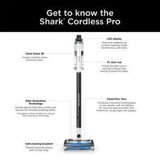 SHARK PRO CORDLESS MULTIFLOOR CLEAN SENSE IQ TECHNOLOGY STICK VACUUM CLEANER