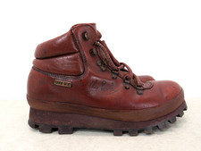 Vintage Brasher Hillmaster Gore Tex Brown Leather Walking Boots Size 6