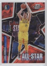 2020 Contenders Optic All-Star Aspirations Red Cracked Ice Prizm Luka Doncic 6fs