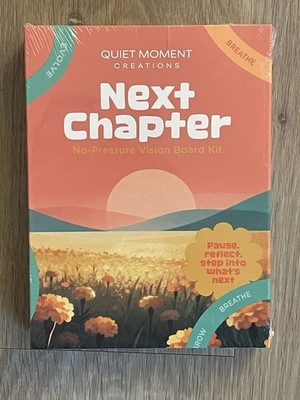 NIB Next Chapter Vision Board Kit Quiet Moment Creations Craft Kit
