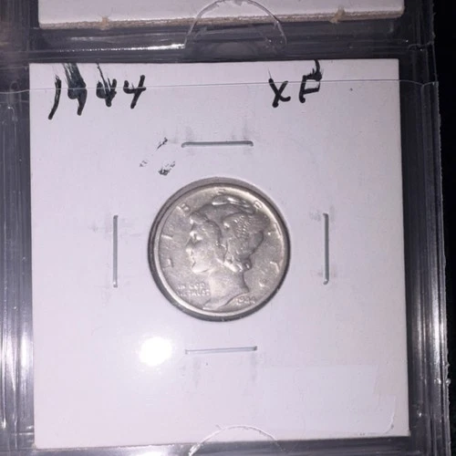 1944 Mercury Dime XF Silver 10C Circulated Strike Uncertified