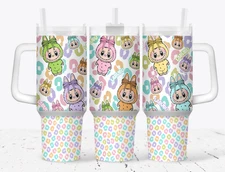 40oz Stainless Steel Tumbler-Christmas-Monsters-Cartoon-Gift