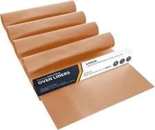 Oven Liners 4 Pack, Heavy Duty Non-Stick Mats 17"x25"