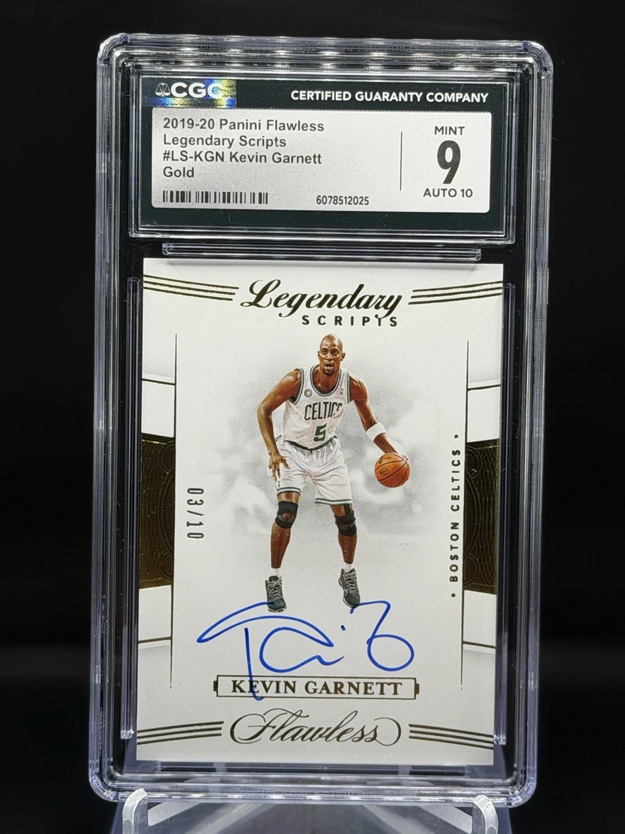 Kevin Garnett Basketball Autographed Sports Trading Cards