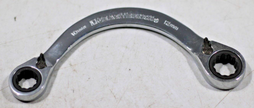 NEW GEARWRENCH 9851D 12/10MM WRENCH Half Moon Double Wrench inc VAT - Picture 3 of 3