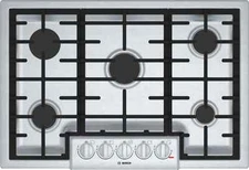Bosch NGM8056DD 800 Series 30 inch 5 burners Stainless steel Gas Cooktop