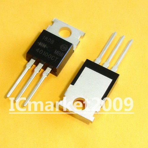 50 PCS MBR40100CT TO-220 MBR40100 Power Schottky Rectifier Diodes 40Amp ...