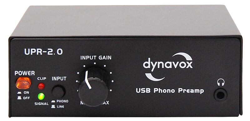 Thumbnail - Dynavox Upr-2.0 Phonovorverstärker Mit Usb, Schwarz, Platten