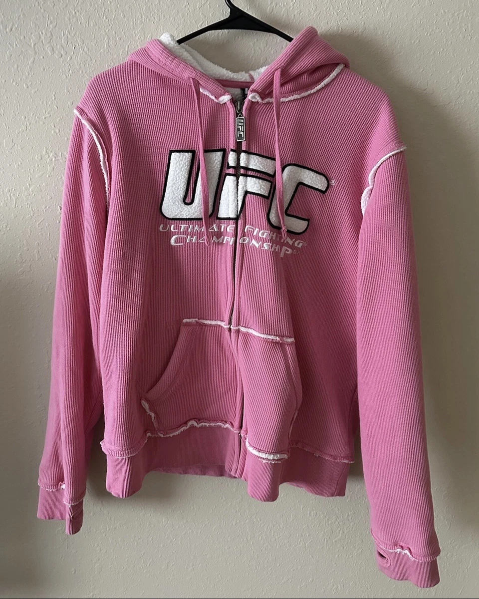 Reebok ufc sale hoodie womens pink