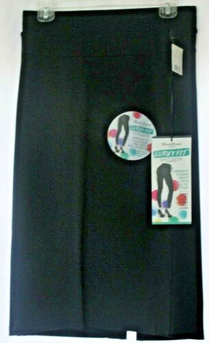 New Boom Boom Jean Curvy Fit Shape Shiftier Business Shirt Black Size 8-10 (M) - Picture 3 of 10