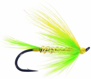 Fly Fishing Flies Steelhead Salmon Trout Bass Shad Lemon Lime Fly X 6 Ebay
