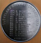 Vintage 1973 Stroh's Beer Token Brown's Football Schedule - Rare Find — photo 2