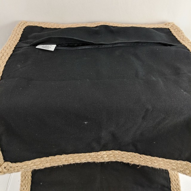 Hobby Lobby Pillow Covers 18" x 18" Skull White Black