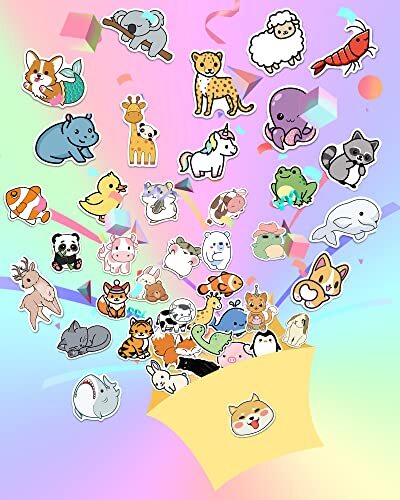 Lot De 600 Autocollants Benresive Pour Enfants, Autocollants Pour Bouteilles Dea