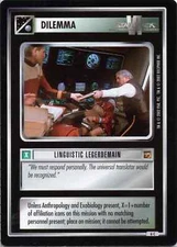 Star Trek CCG Linguistic Legerdemain Near-Mint/NM Common – TMP 2002