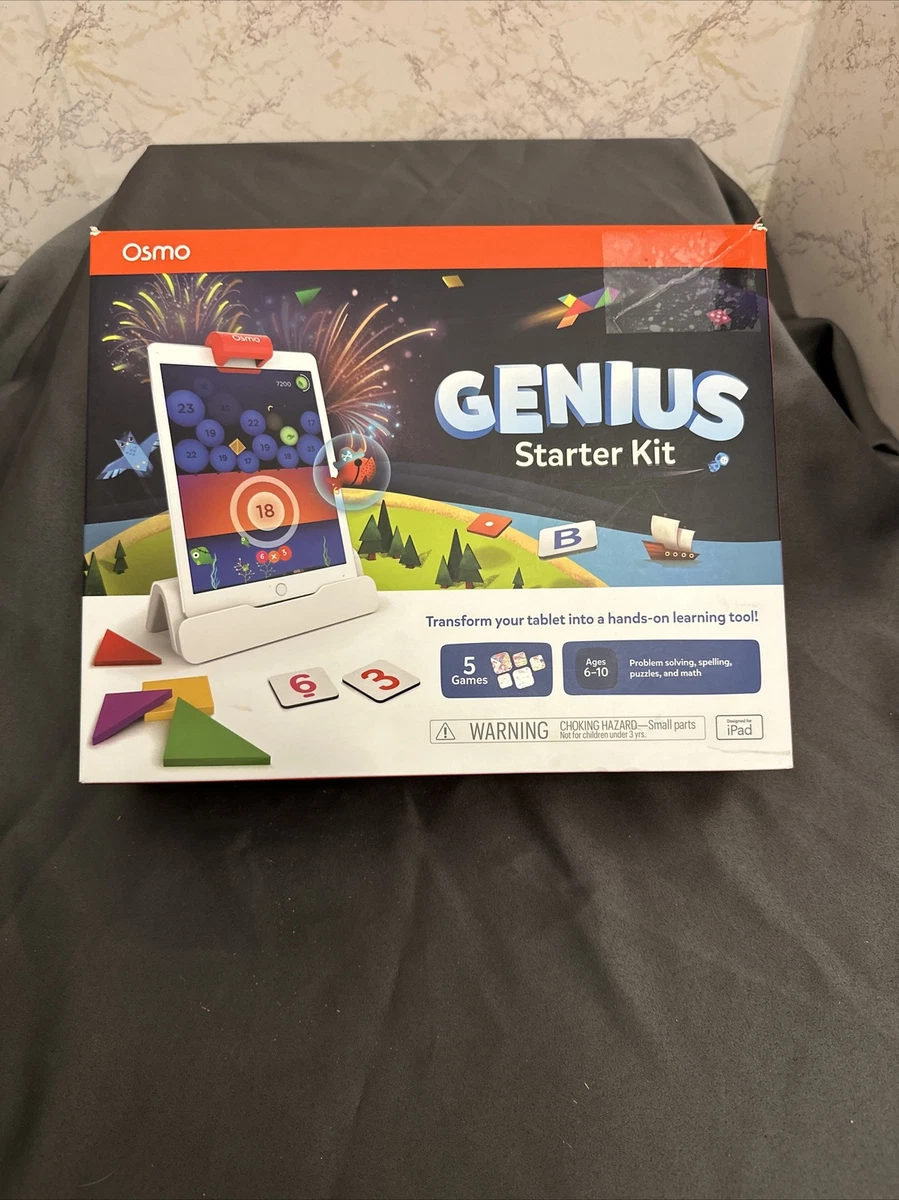 Osmo - Genius Starter Kit for iPad - 5 Educational Learning Games - Ages 6-10