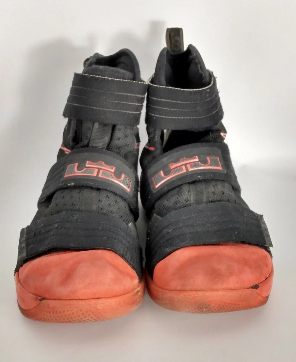 Lebron soldier 10 cheap red and black