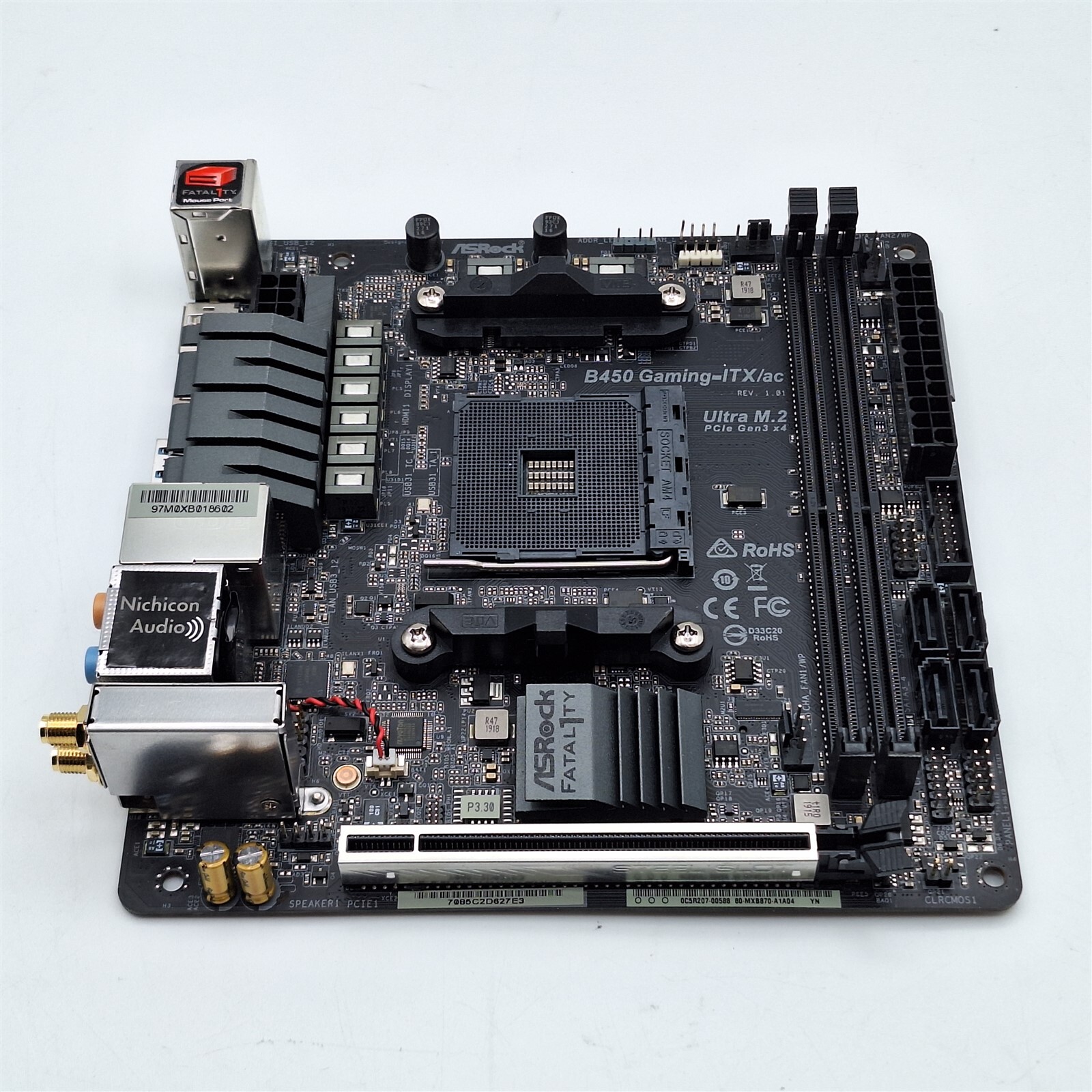 ASRock MiniITX Motherboard (B450 GamingITX/AC) NOT WORKING eBay