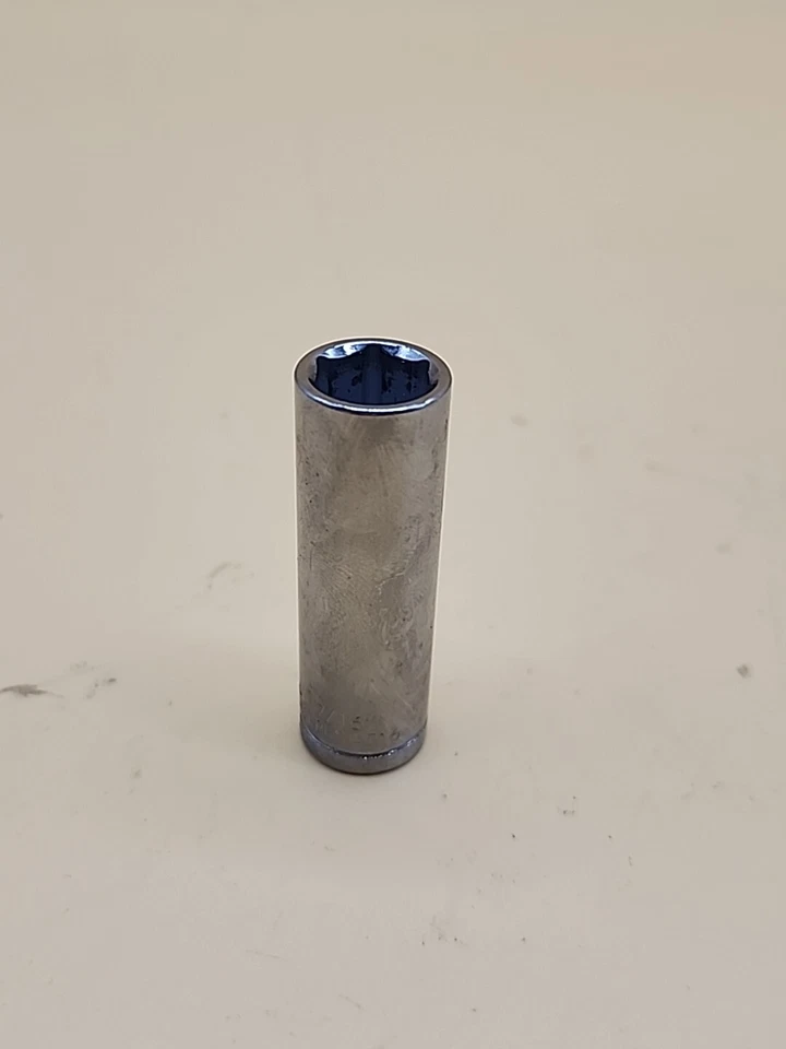 Blue-point 1/4" Drive 7/16" SAE 6 Pt Deep Socket  BLPLS14716 USA  - Image 2 of 4