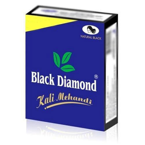 5 Sachets Black Diamond Kali Mehandi Black Henna Herbal Hair 10 gms each - Picture 1 of 6