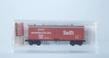 NOS Micro-Trains SWIFT REFRIGERATOR LINE 5199 N Scale Reefer Car - 49400