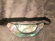 Ladies Metallic Waist Bag Crossbody Bag Belt Bag Travel Pouch Gift Ideas Sale