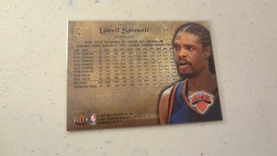 00-01 FLEER SHOWCASE # 45 LATRELL SPREWELL BASKETBALL CARD | eBay