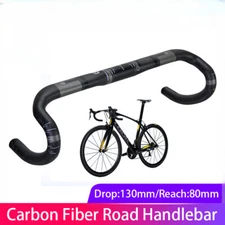 Carbon Road Bike Handlebar Ultralight Bicycle Bent Handle Bar 400/420/440mm