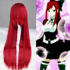 red erza wig