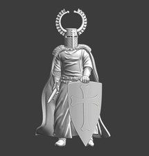 Northern Crusades Miniatures Medieval Crusader Teutonic Order Lord Commander 3D