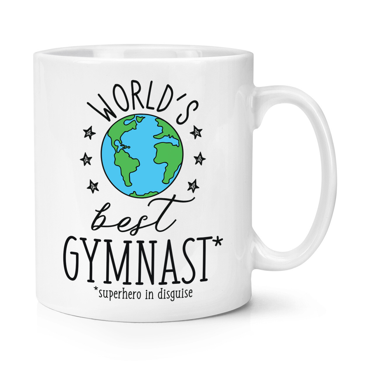 World's Best Gymnast 10oz Mug Cup Funny Joke Favourite Gymnastics