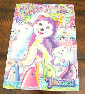 new lisa frank super coloring activity book tikanni games